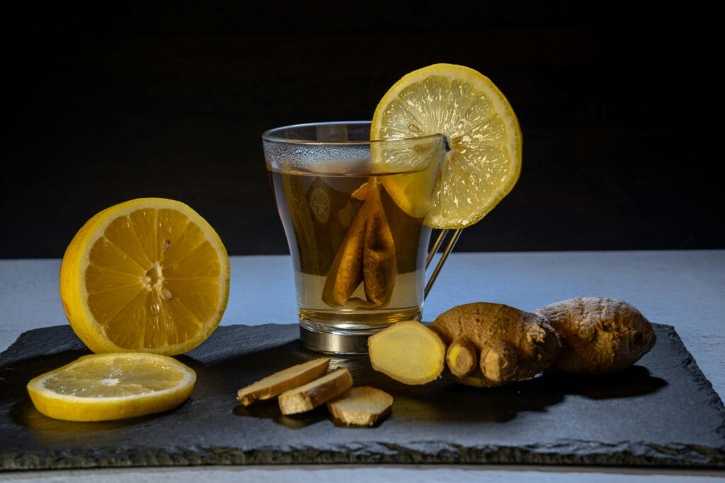 honey lemon ginger tea